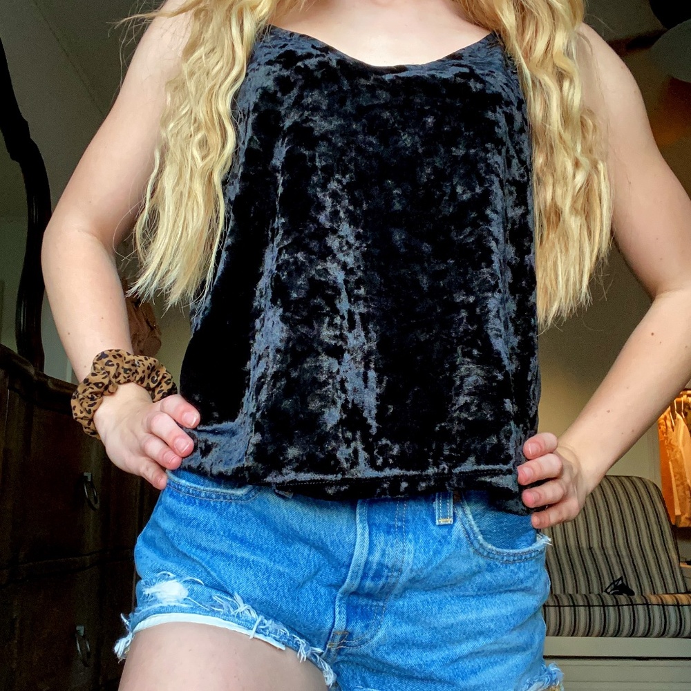 Satin black tank